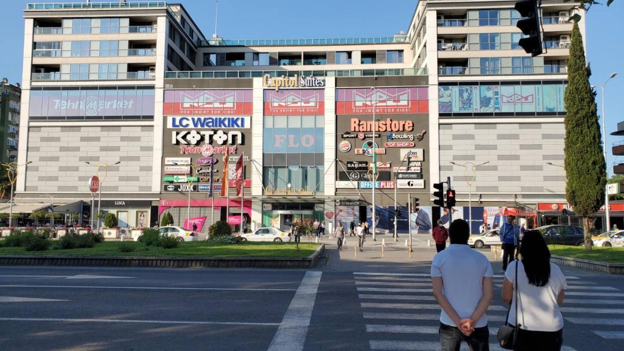 Appartamento Diva Capitol Luxury Skopje Esterno foto