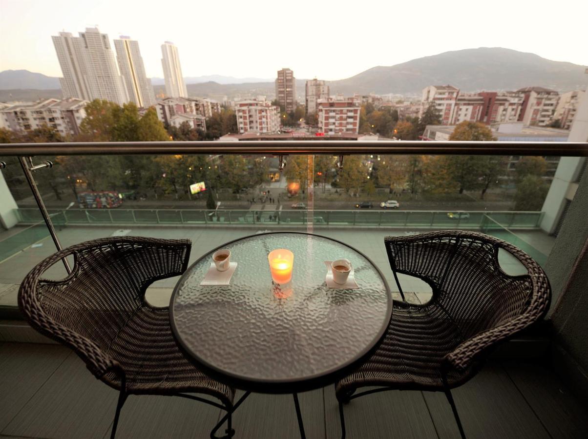 Appartamento Diva Capitol Luxury Skopje Esterno foto